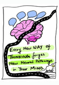 Forging New Neural Pathways of Higher Thought - doodle art by Akshat Bansal