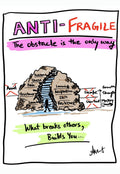 Cultivating Anti-Fragile Strength Through Adversity - doodle art by Akshat Bansal