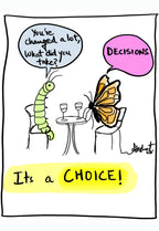 Embracing Personal Metamorphosis as a Choice - doodle art by Akshat Bansal