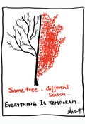 Serene Perspective on the Cycles of Impermanence - doodle art by Akshat Bansal
