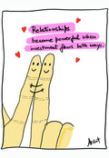 Reciprocal Harmony in Deep Human Relationships - doodle art by Akshat Bansal