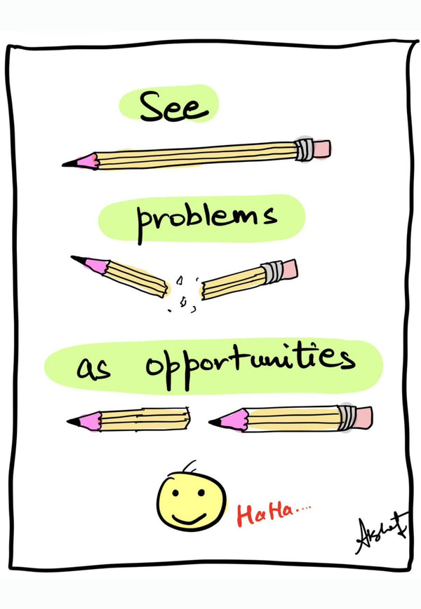 Resharpening Focus Through Life's Friction - doodle art by Akshat Bansal