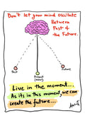 Anchoring Peace in the Present Moment - doodle art by Akshat Bansal
