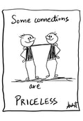 The Eternal Weight of Priceless Connections - doodle art by Akshat Bansal