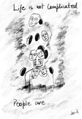 Unmasking the Elegant Simplicity of Life - doodle art by Akshat Bansal