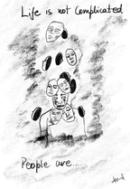 Unmasking the Elegant Simplicity of Life - doodle art by Akshat Bansal