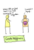 The Art of Cultivating Inner Contentment - doodle art by Akshat Bansal