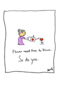 The Graceful Patience of Inner Unfolding - doodle art by Akshat Bansal