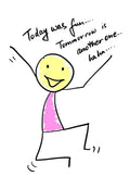 Savoring the Quiet Gratitude of Daily Joy - doodle art by Akshat Bansal