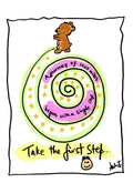 Sacred Evolution Along the Spiral Path - doodle art by Akshat Bansal