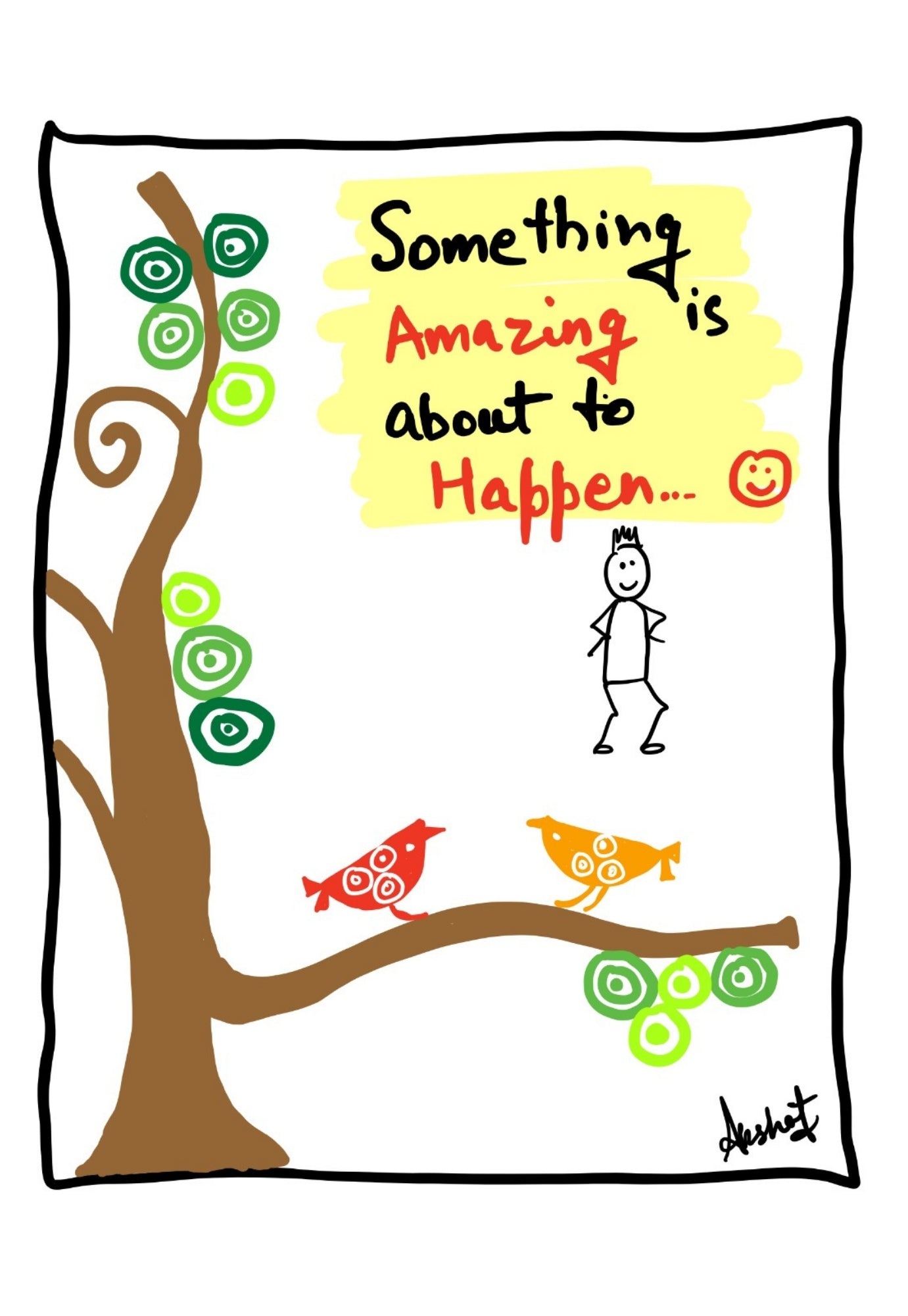 Trusting the Silent Assembly of Amazing Grace - doodle art by Akshat Bansal