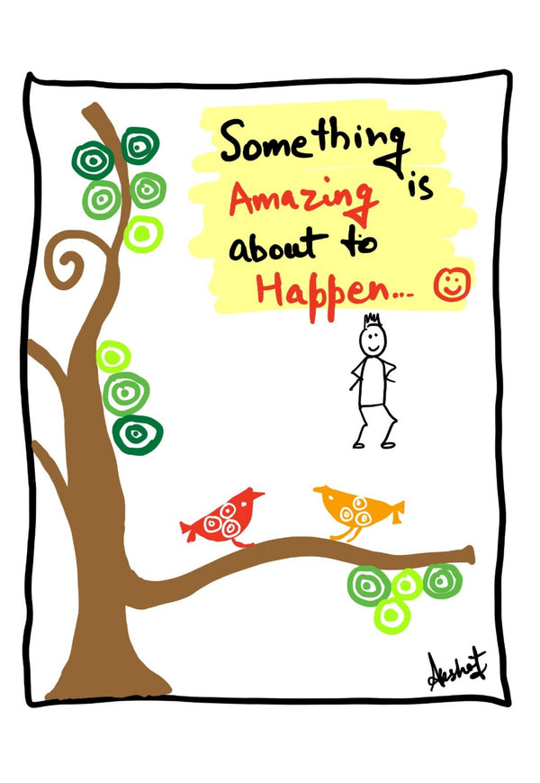 Trusting the Silent Assembly of Amazing Grace - doodle art by Akshat Bansal