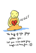 Attuning to the Inner Melody of Being - doodle art by Akshat Bansal