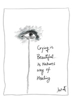 The Cleansing Healing Power of Tears - doodle art by Akshat Bansal