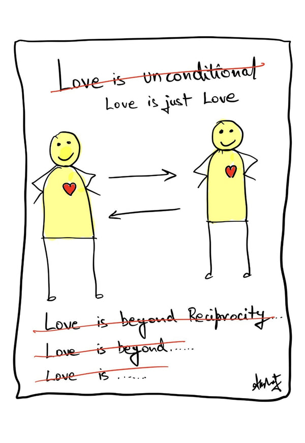 The Pure Sanctuary of Unconditional Devotion - doodle art by Akshat Bansal