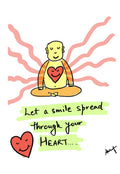 Radiating Compassionate Joy From Within - doodle art by Akshat Bansal