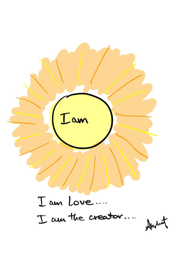 Remembering the Radiant Essence of Love - doodle art by Akshat Bansal