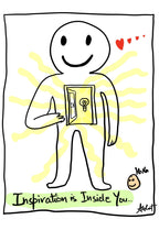 Unlocking the Reservoir of Inner Inspiration - doodle art by Akshat Bansal