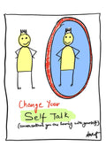 Rewriting the Internal Dialogue With Kindness - doodle art by Akshat Bansal