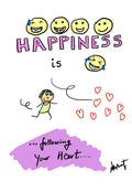 The Intuitive Joy of Following Heart Guidance - doodle art by Akshat Bansal