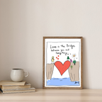 Love as the Eternal Bridge Across Divides by Akshat Bansal