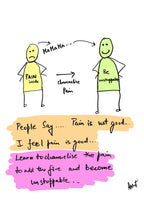 Transmuting Pain Into Unyielding Strength - doodle art by Akshat Bansal
