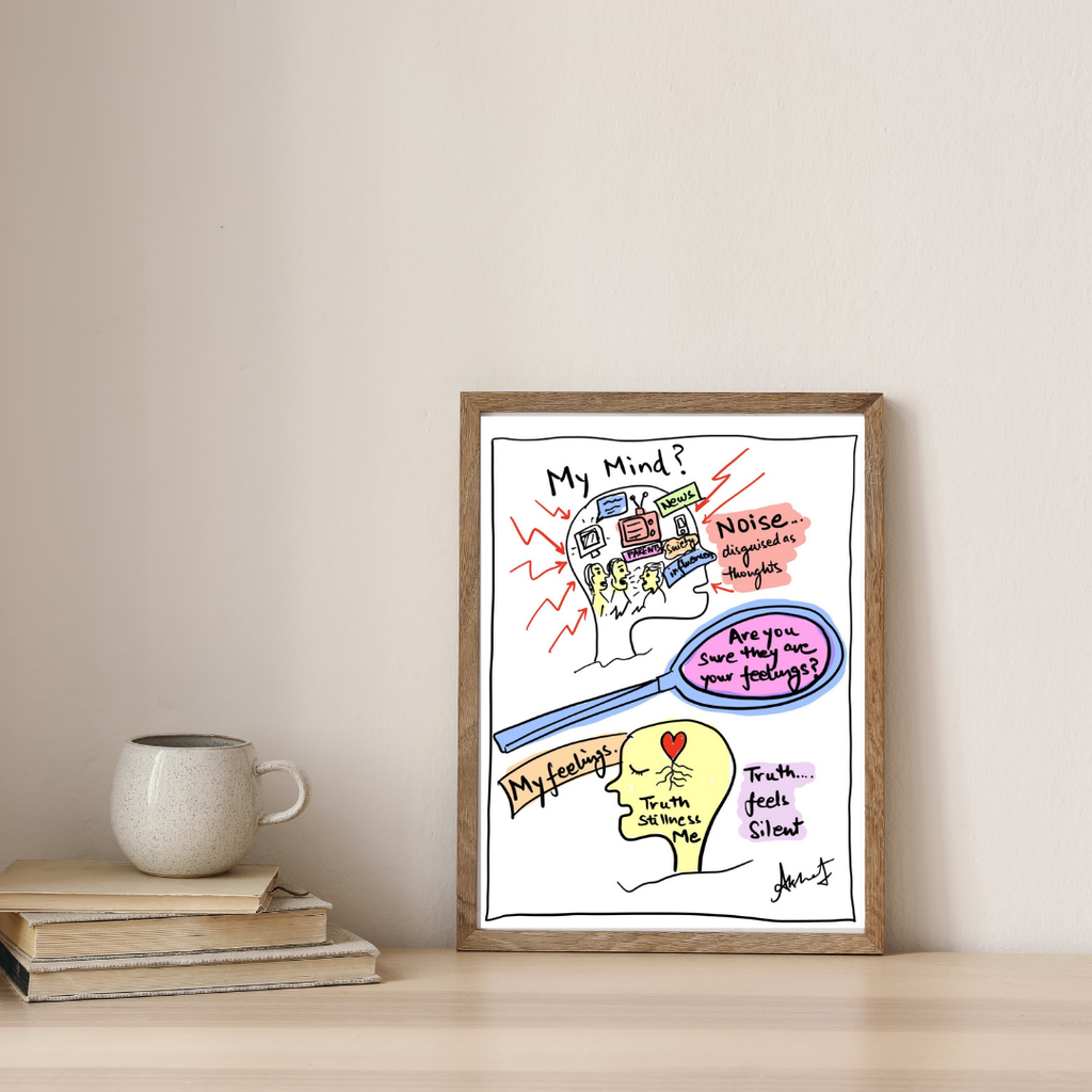 Finding Emotional Truth Beneath Mental Chatter by Akshat Bansal