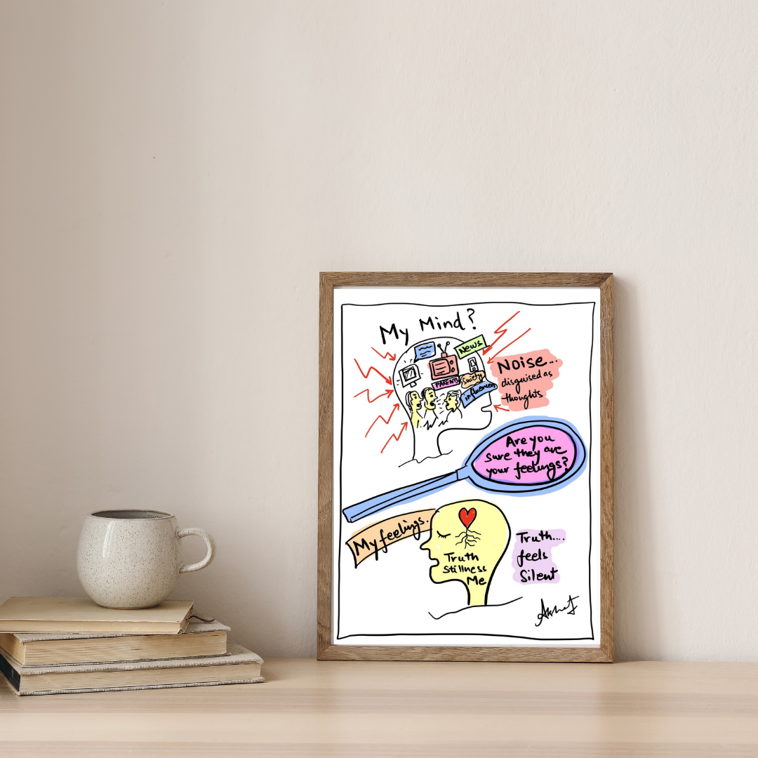Finding Emotional Truth Beneath Mental Chatter by Akshat Bansal