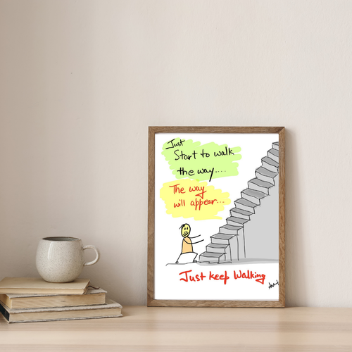 The Courage of Taking the First Step by Akshat Bansal