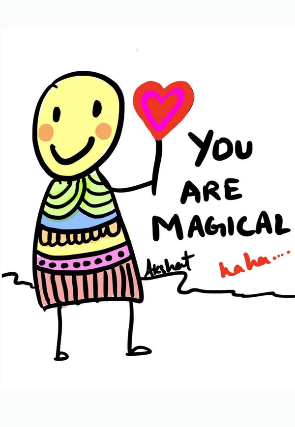Recognizing the Divine Magic Within Yourself - doodle art by Akshat Bansal