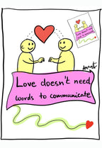 The Quiet Language of Soul-Level Connection - doodle art by Akshat Bansal